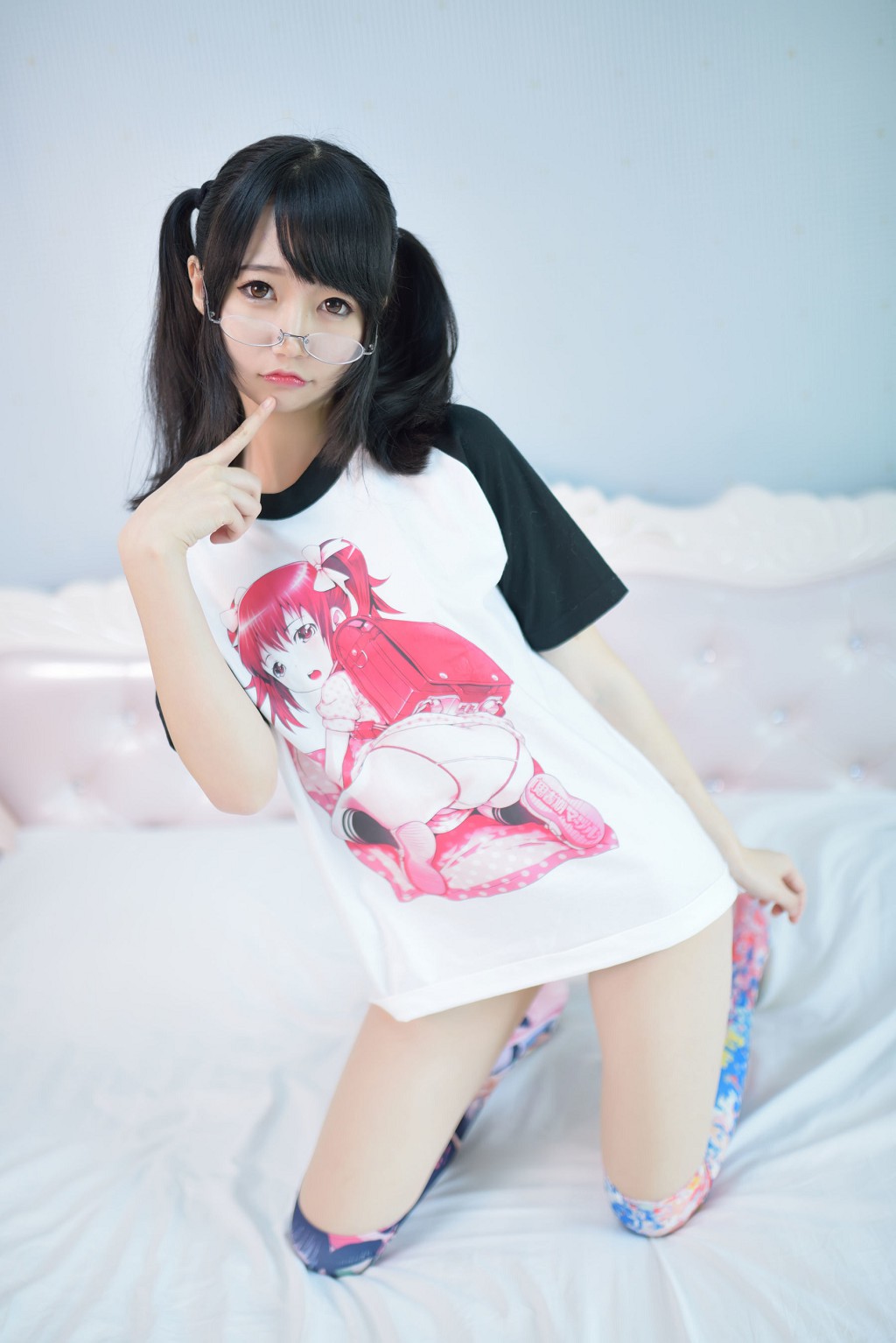 桜桃喵 - 粉色浴缸