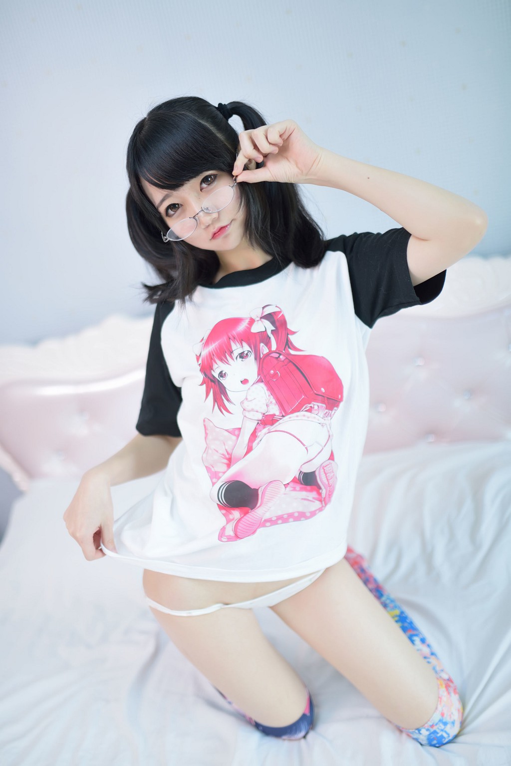 桜桃喵 - 粉色浴缸