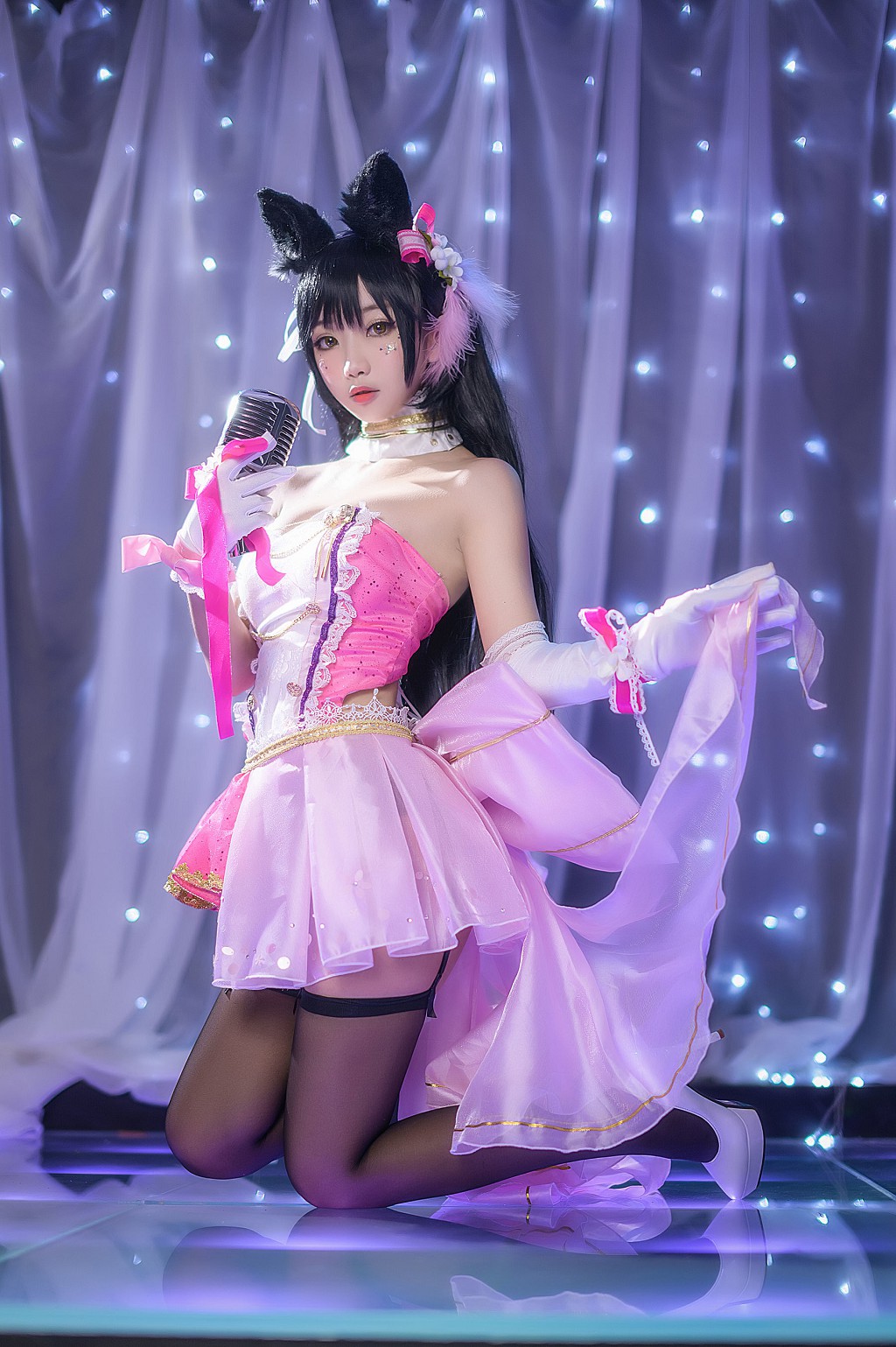 鬼畜瑶《时崎狂三 大狗打歌服》 [Cosplay福利] 写真集[35P]