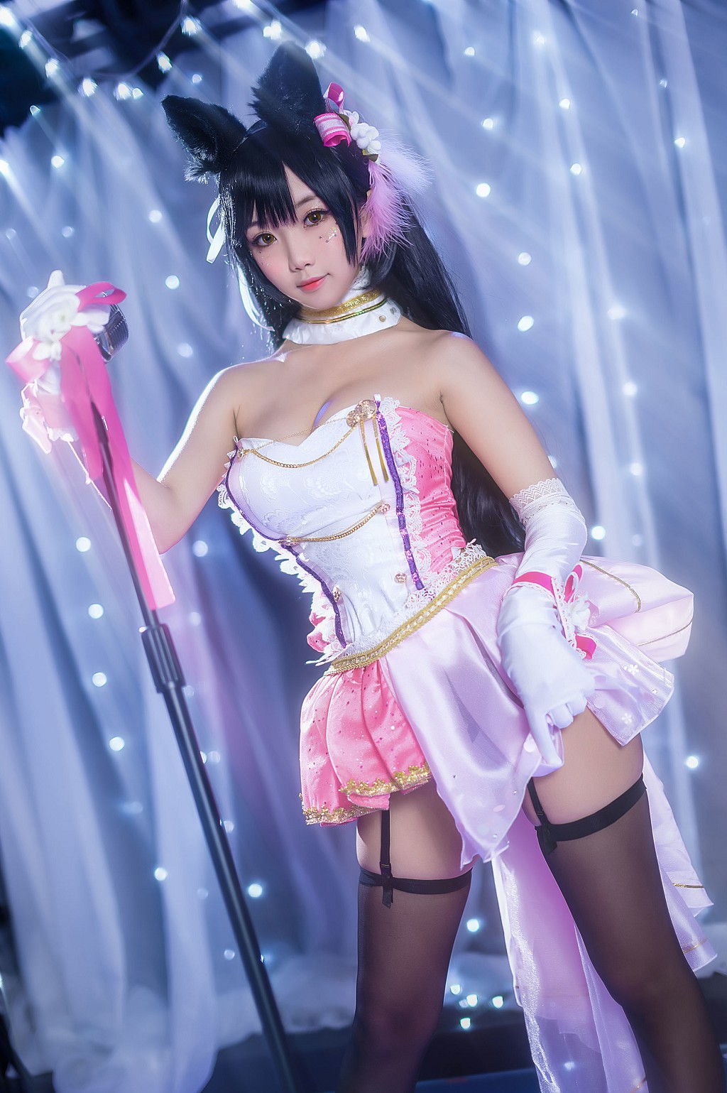 鬼畜瑶《时崎狂三 大狗打歌服》 [Cosplay福利] 写真集[35P]