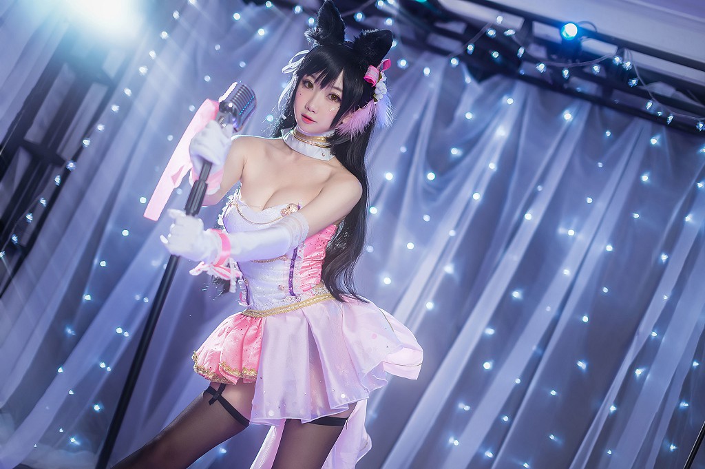 鬼畜瑶《时崎狂三 大狗打歌服》 [Cosplay福利] 写真集[35P]