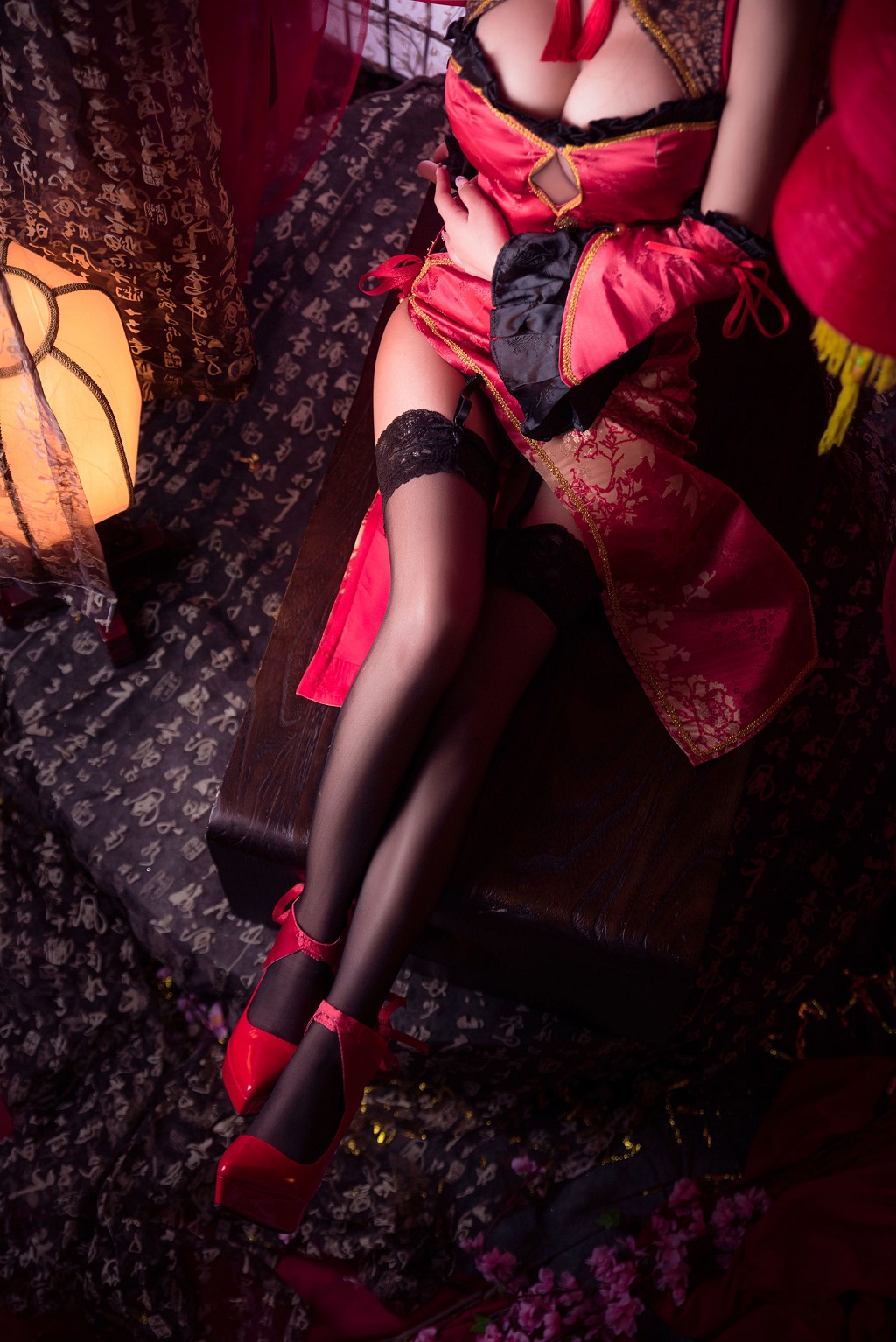 鬼畜瑶《时崎狂三 大狗打歌服》 [Cosplay福利] 写真集[35P]