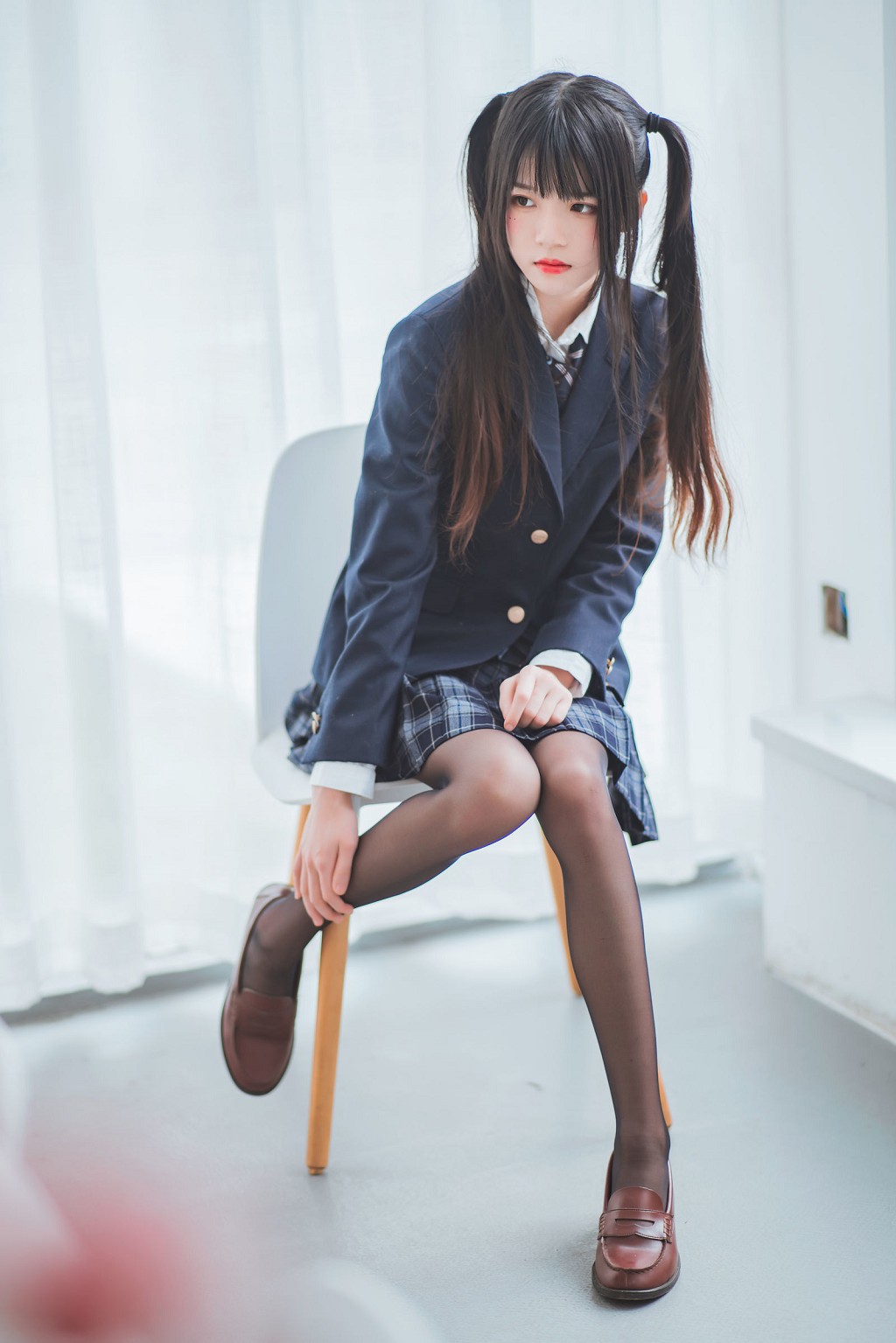 桜桃喵《冬季制服丝秀》 [Cosplay美女] 写真集[45P]