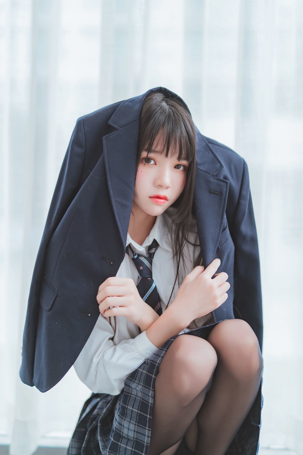 桜桃喵《冬季制服丝秀》 [Cosplay美女] 写真集[45P]