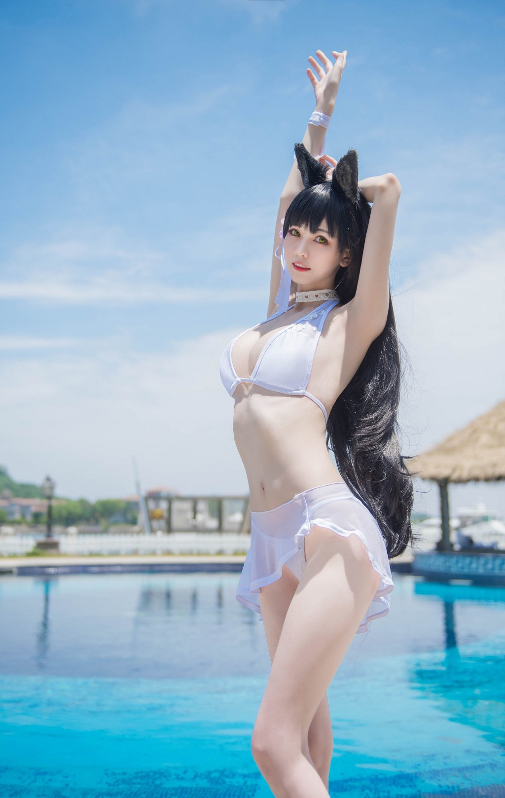 COSER你的负卿《爱宕泳装穹妹兔女郎》  [Cosplay福利] 写真集[36P]