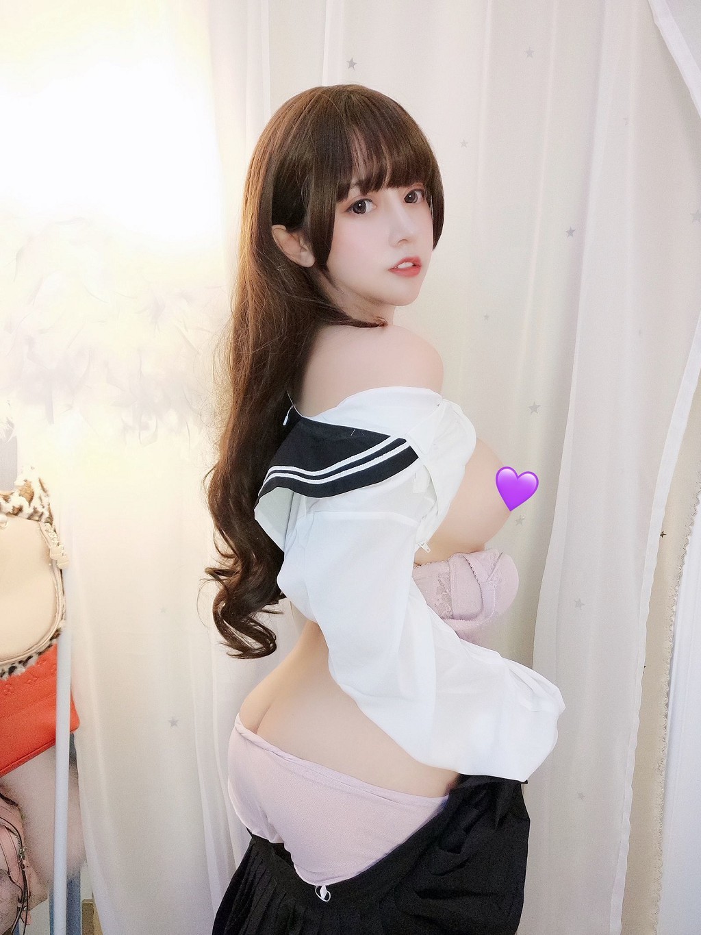 米线线sama《JK诱惑》 [Cosplay少女] 写真集[36P]