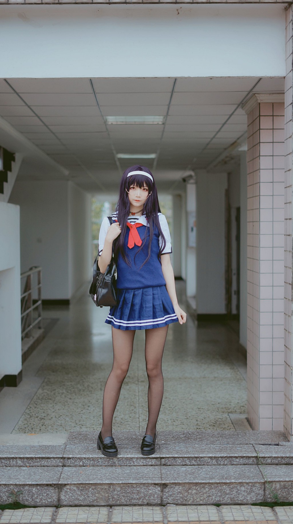 清纯少女五更百鬼《学姐校服》 [Cosplay美女] 写真集[25P]