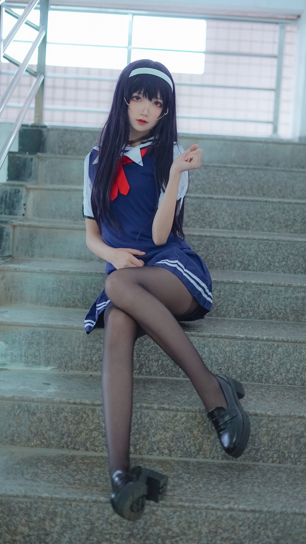 清纯少女五更百鬼《学姐校服》 [Cosplay美女] 写真集[25P]