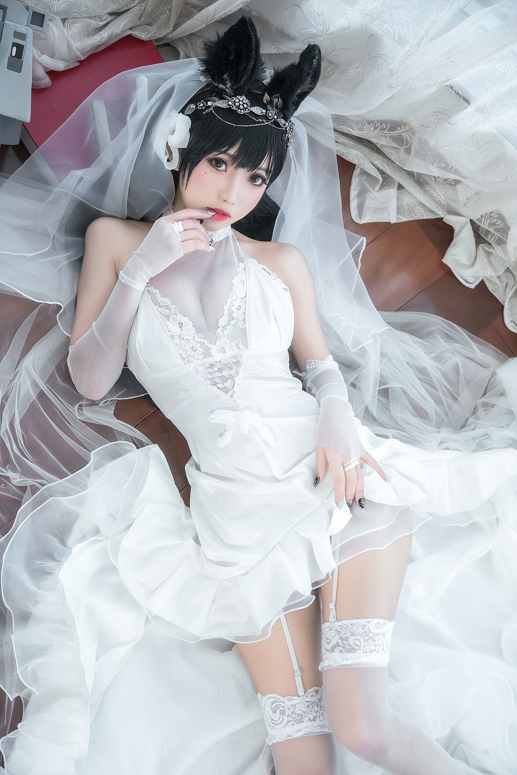 COSER鬼畜瑶《爱宕花嫁》 [Cosplay福利] 写真集[23P]