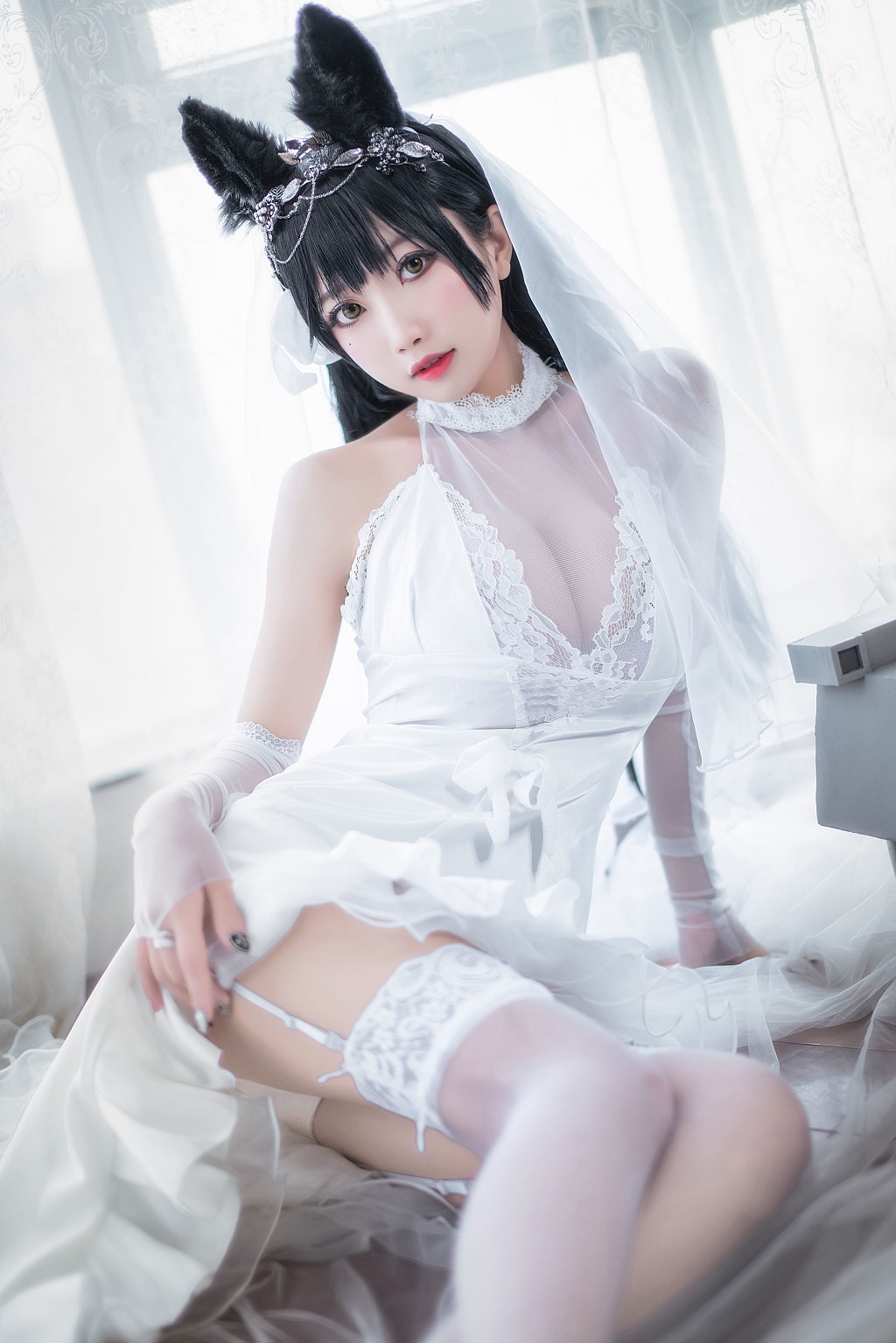 COSER鬼畜瑶《爱宕花嫁》 [Cosplay福利] 写真集[23P]