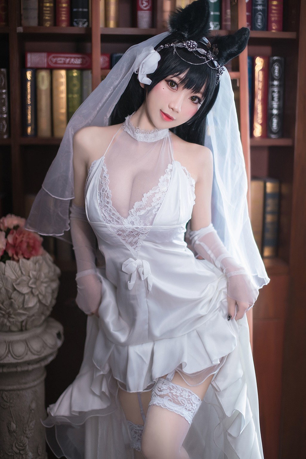 COSER鬼畜瑶《爱宕花嫁》 [Cosplay福利] 写真集[23P]