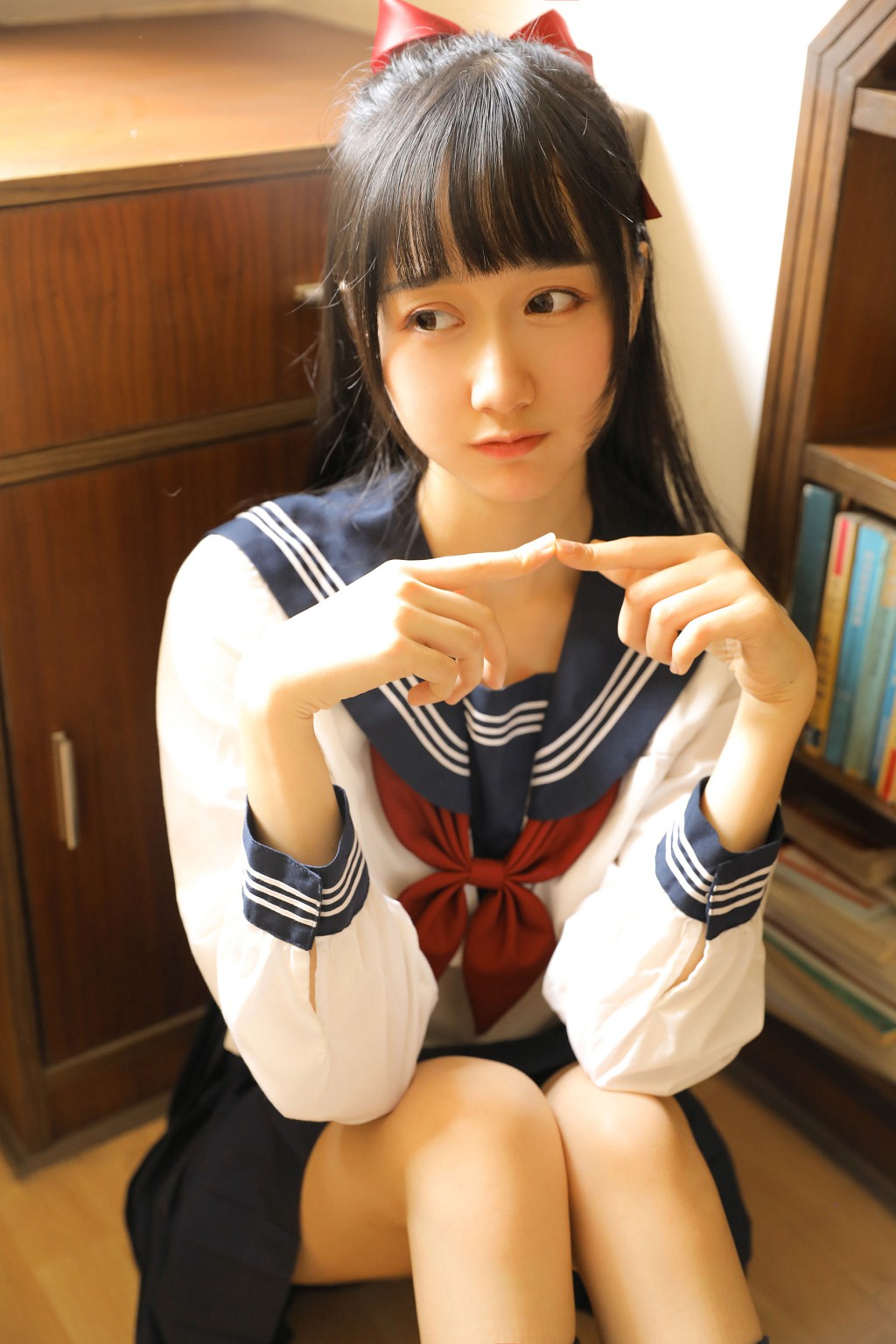 木绵绵OwO《绵相随 JK水手服》  [COSER美女] 写真集[32P]