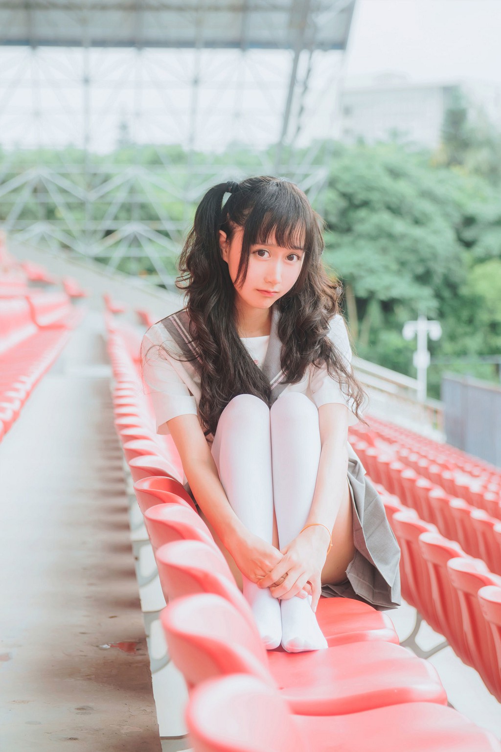 木绵绵OwO《灰色JK制服》 [COSER美女] 写真集[38P]