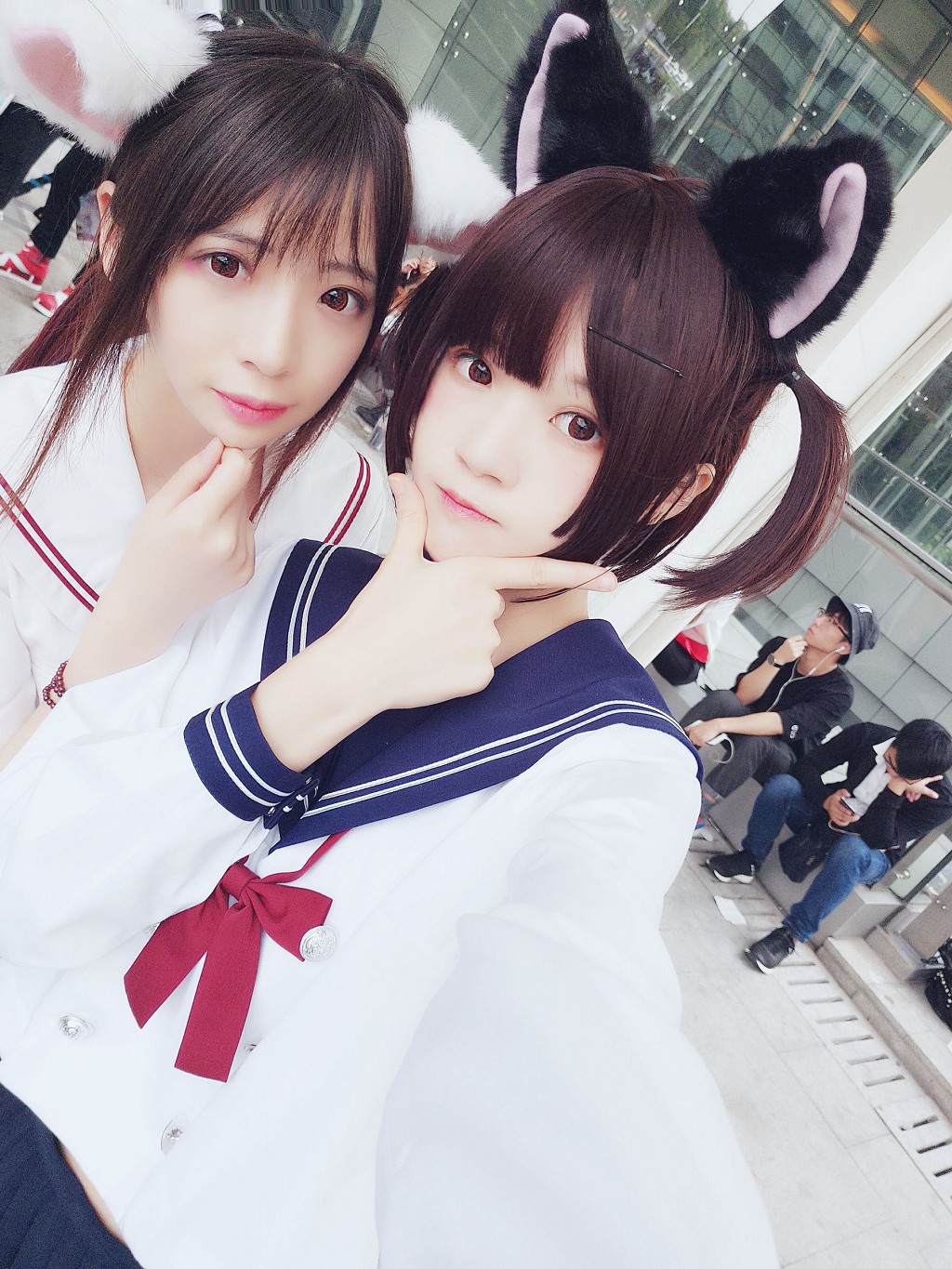 ​桜桃喵&疯猫ss 《JK百合2》 [萝莉COS] 写真集[33P]