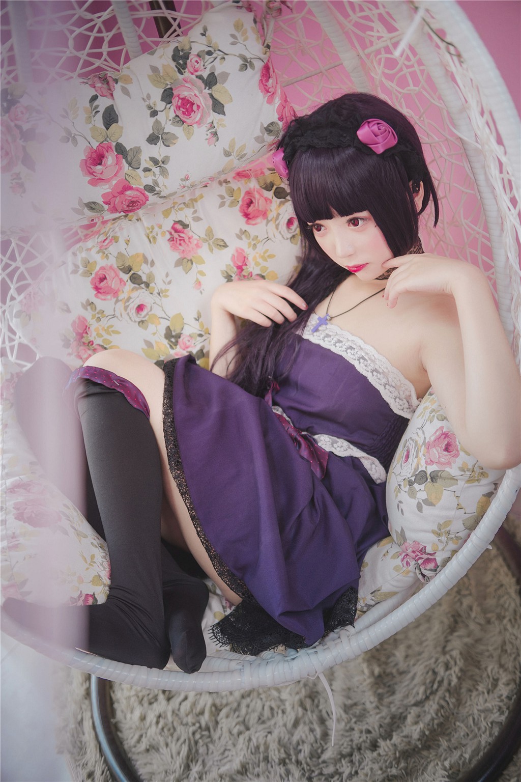 [风之领域] NO.160 萌萌COS小妹 写真集[44P]