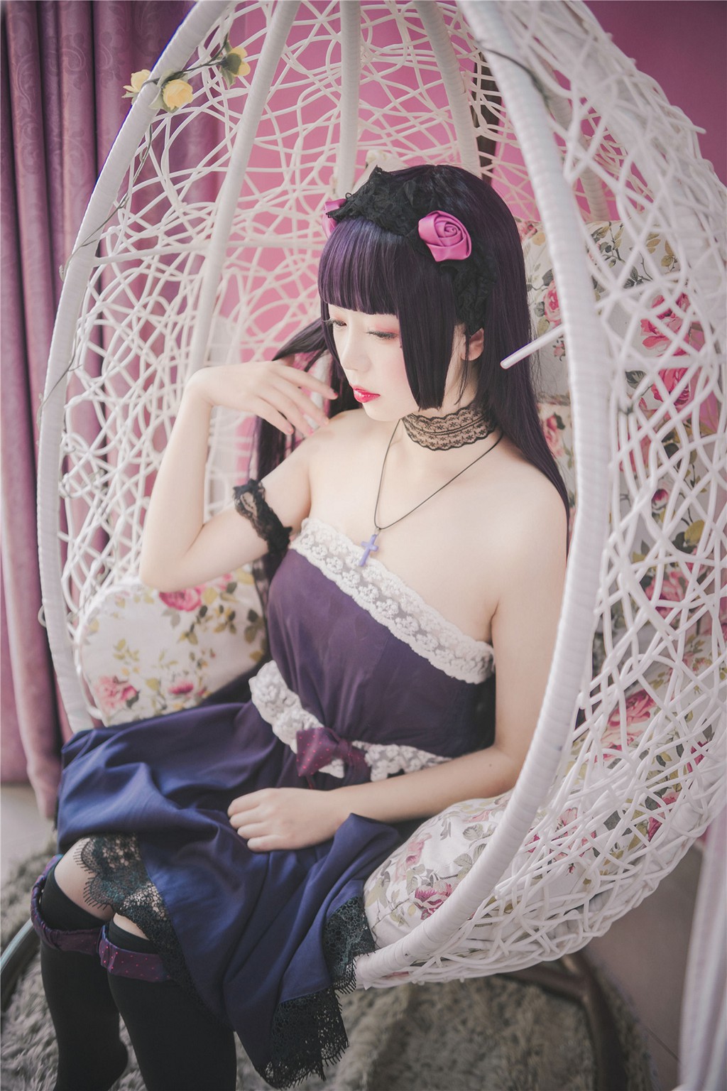 [风之领域] NO.160 萌萌COS小妹 写真集[44P]