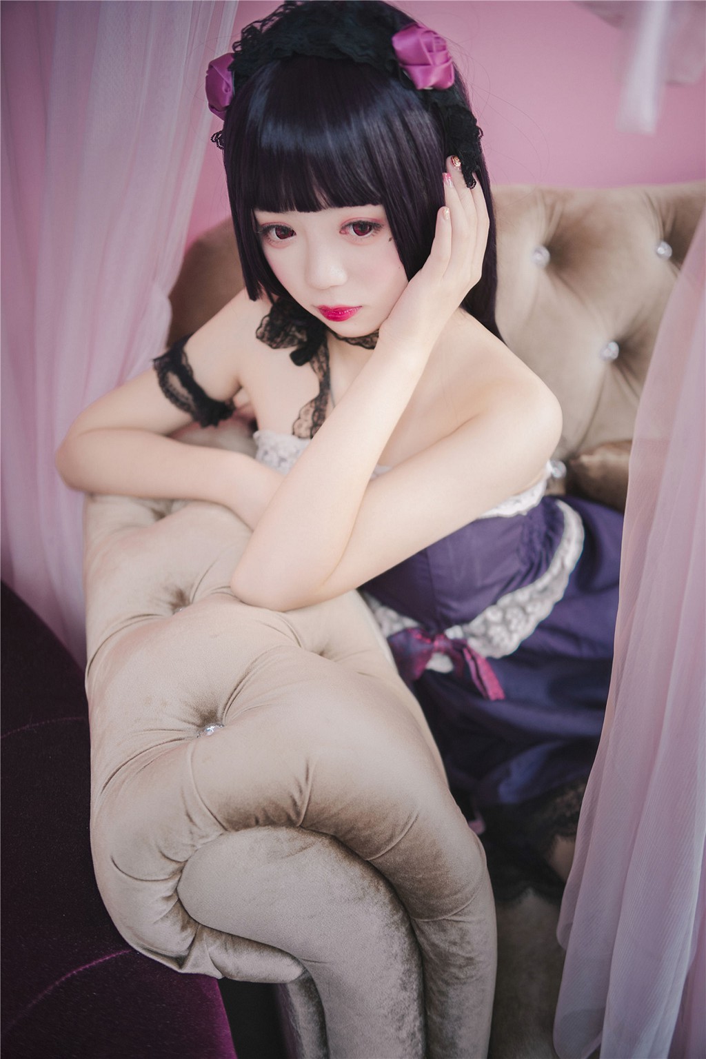 [风之领域] NO.160 萌萌COS小妹 写真集[44P]