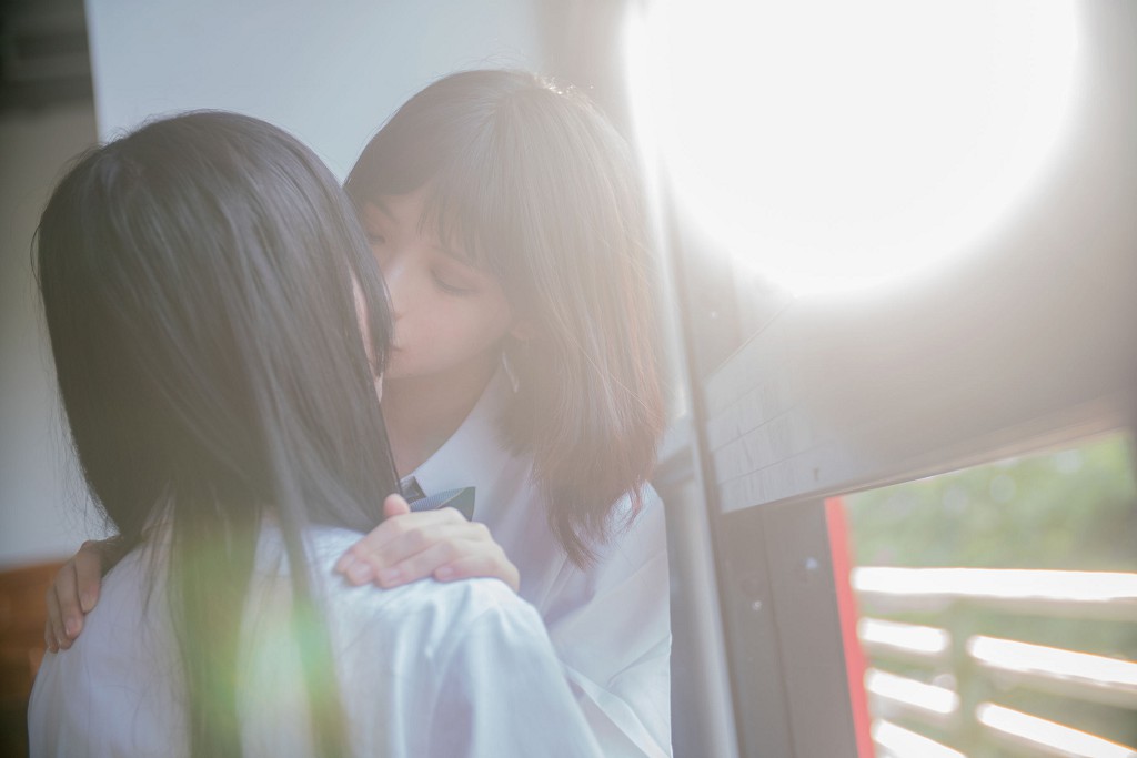 ​桜桃喵&疯猫ss《JK百合》 [萝莉COS] 写真集[43P]