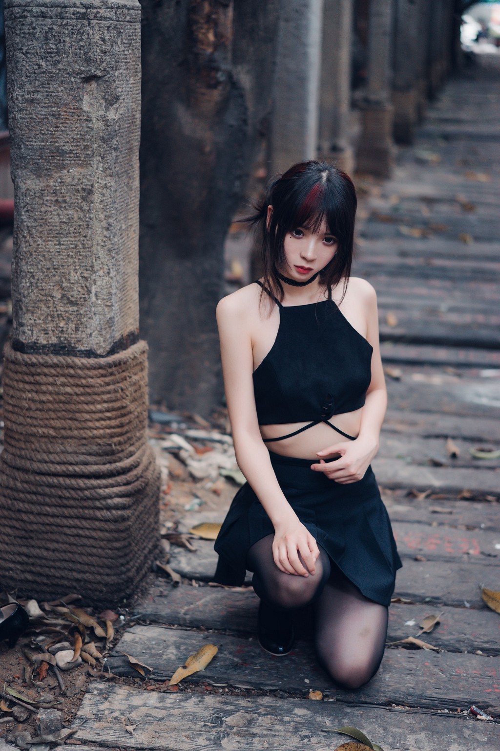 疯猫ss《叛逆青春少女》 [萝莉COS] 写真集[46P]