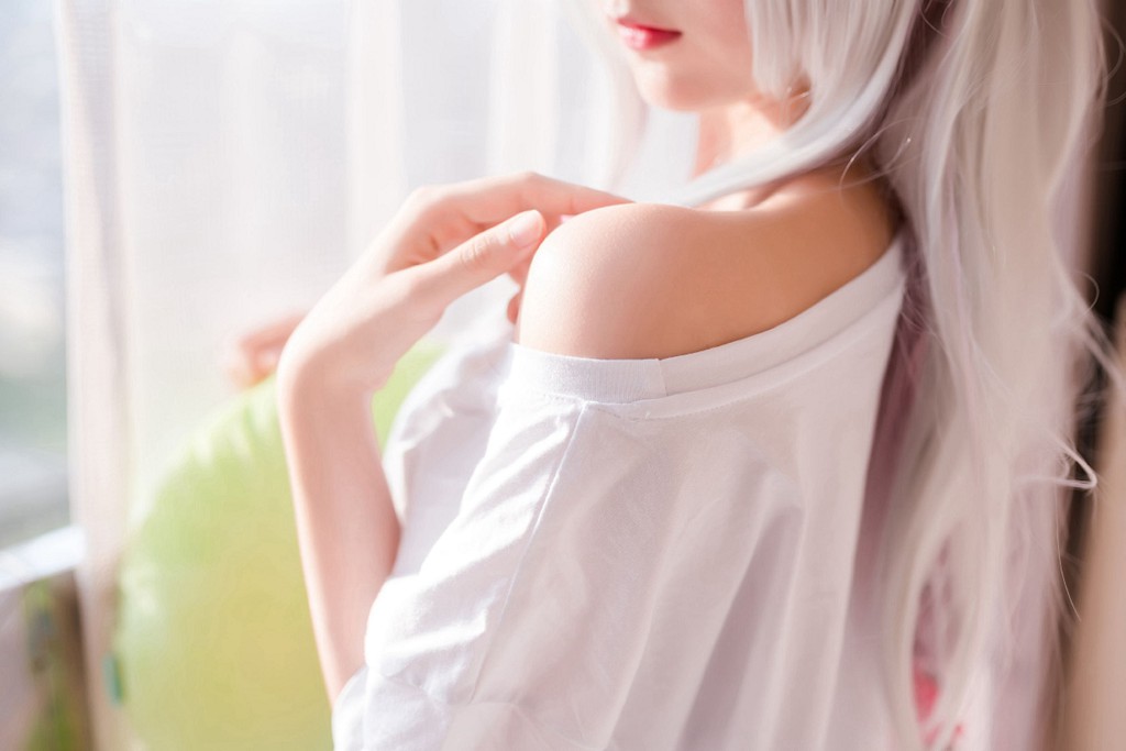 木绵绵《白发魔女》 [Cosplay福利] 写真集[47P]