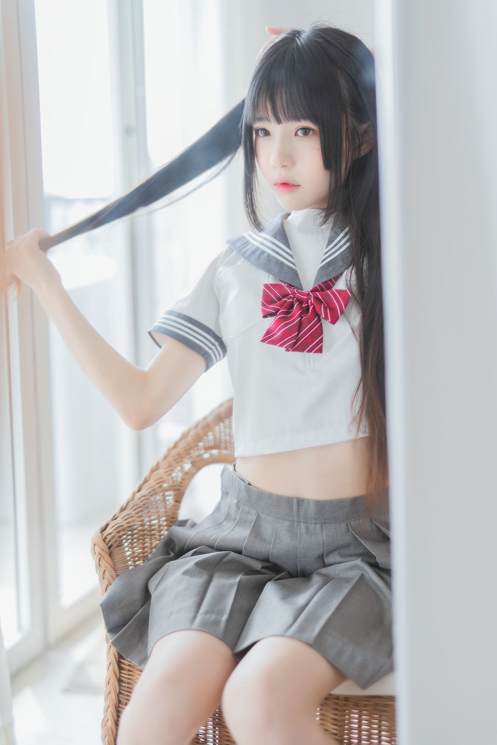 COSER桜桃喵《心形胖次》 [Cosplay美女] 写真集[111P]