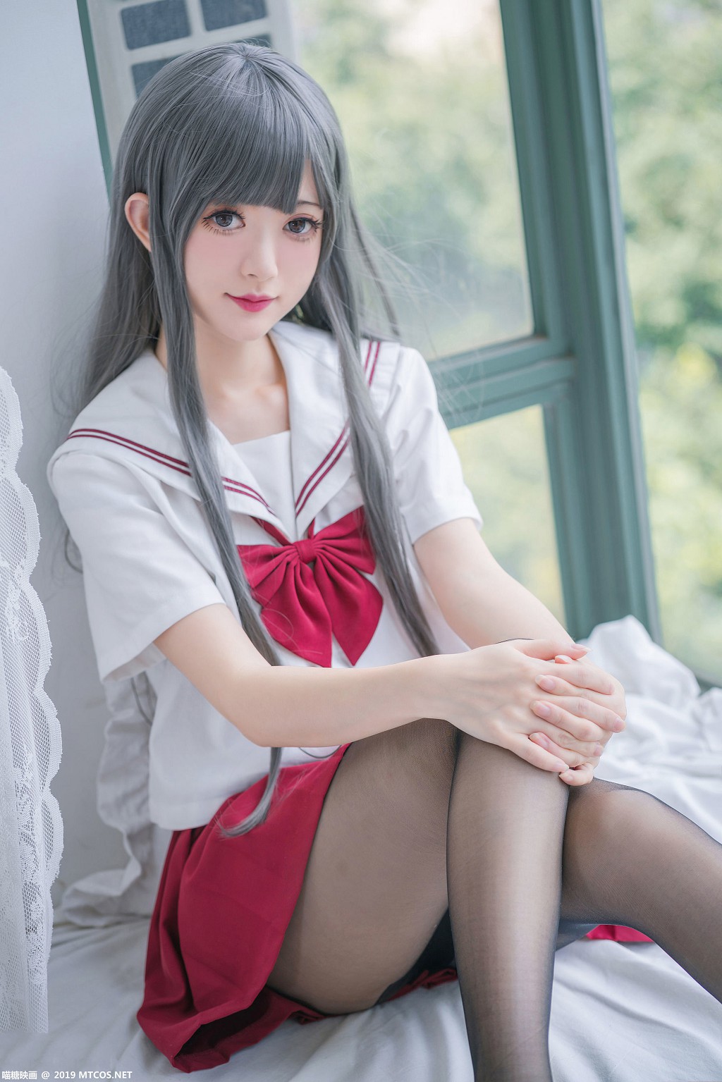 《白发魔女》 [喵糖映画] VOL.017 写真集[40P]