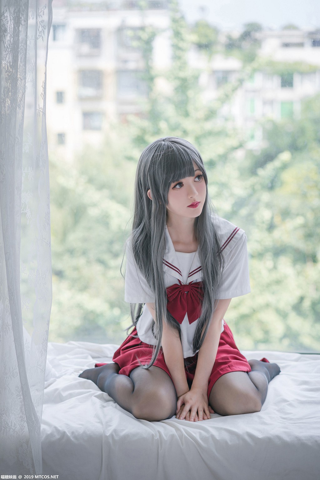 《白发魔女》 [喵糖映画] VOL.017 写真集[40P]