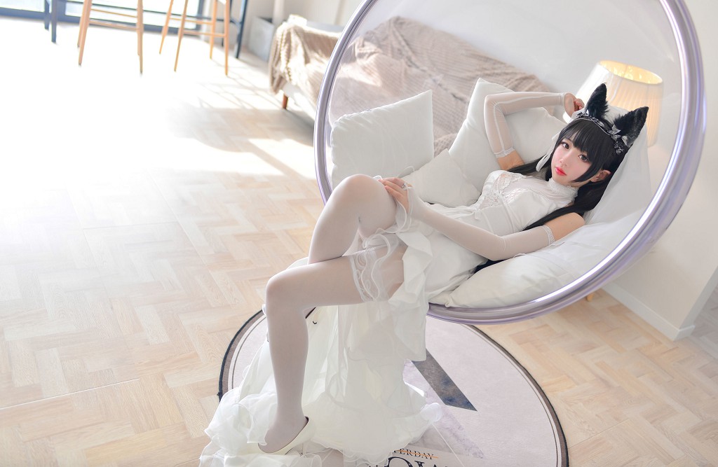 雪琪SAMA《爱宕婚纱》 [福利Cosplay] 写真集[38P]