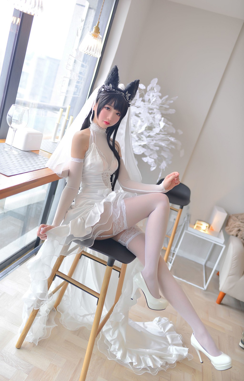 雪琪SAMA《爱宕婚纱》 [福利Cosplay] 写真集[38P]