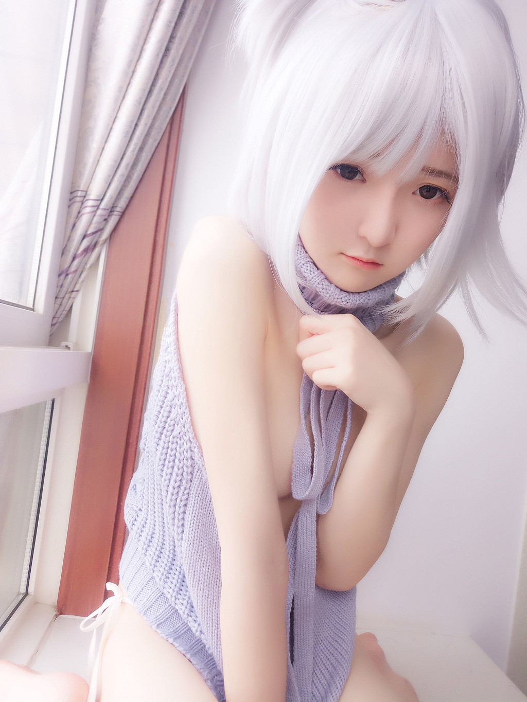 一小央泽 《恰雪糕吗 毛衣》 [Cosplay美女] 写真集[40P]