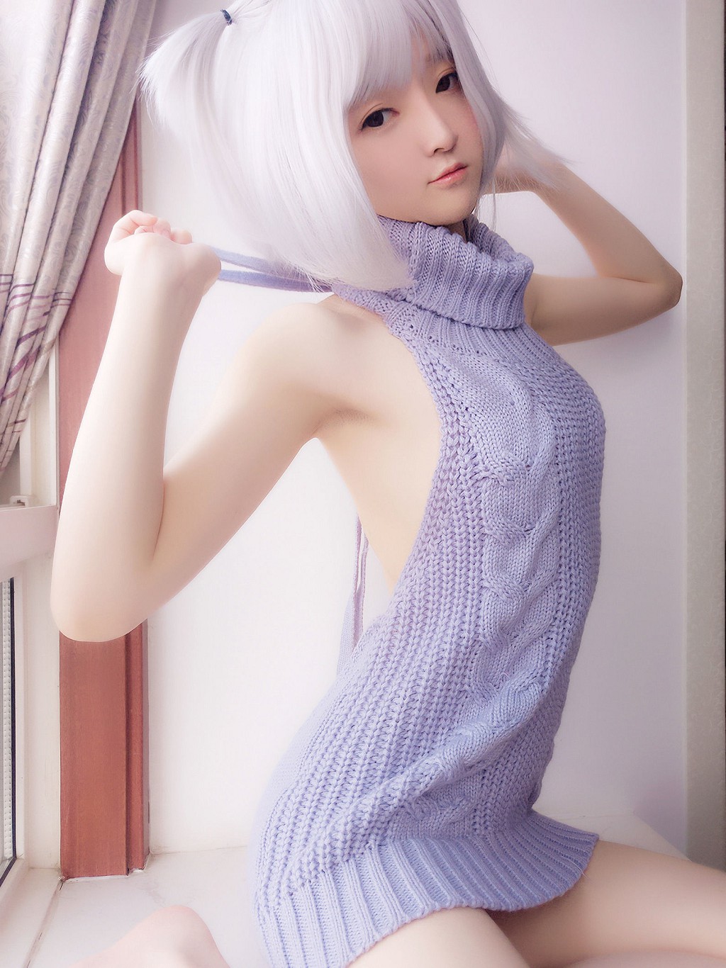 一小央泽 《恰雪糕吗 毛衣》 [Cosplay美女] 写真集[40P]