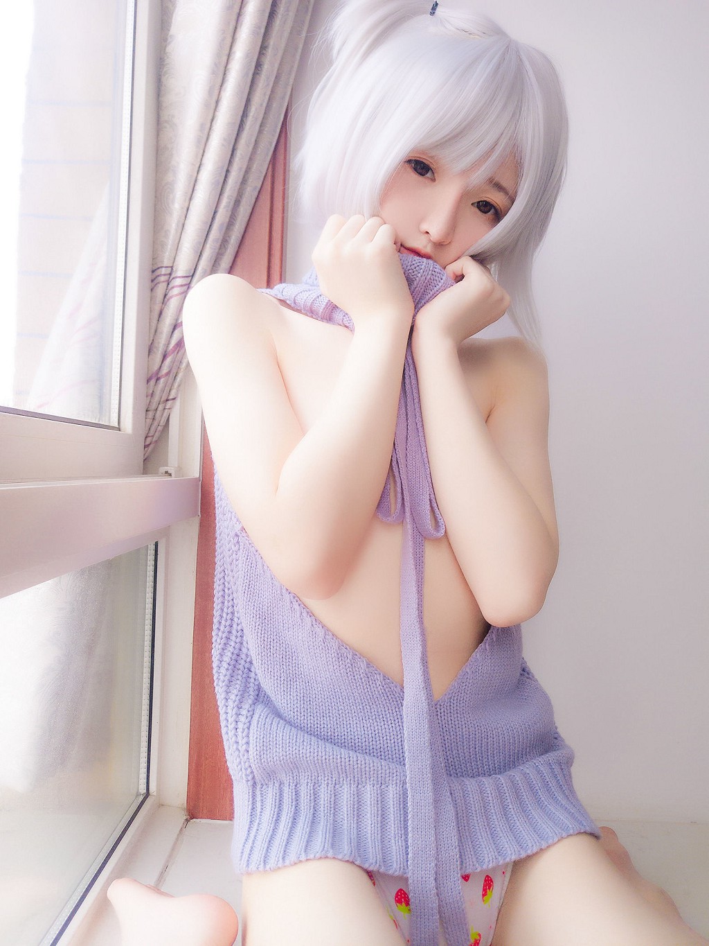 一小央泽 《恰雪糕吗 毛衣》 [Cosplay美女] 写真集[40P]