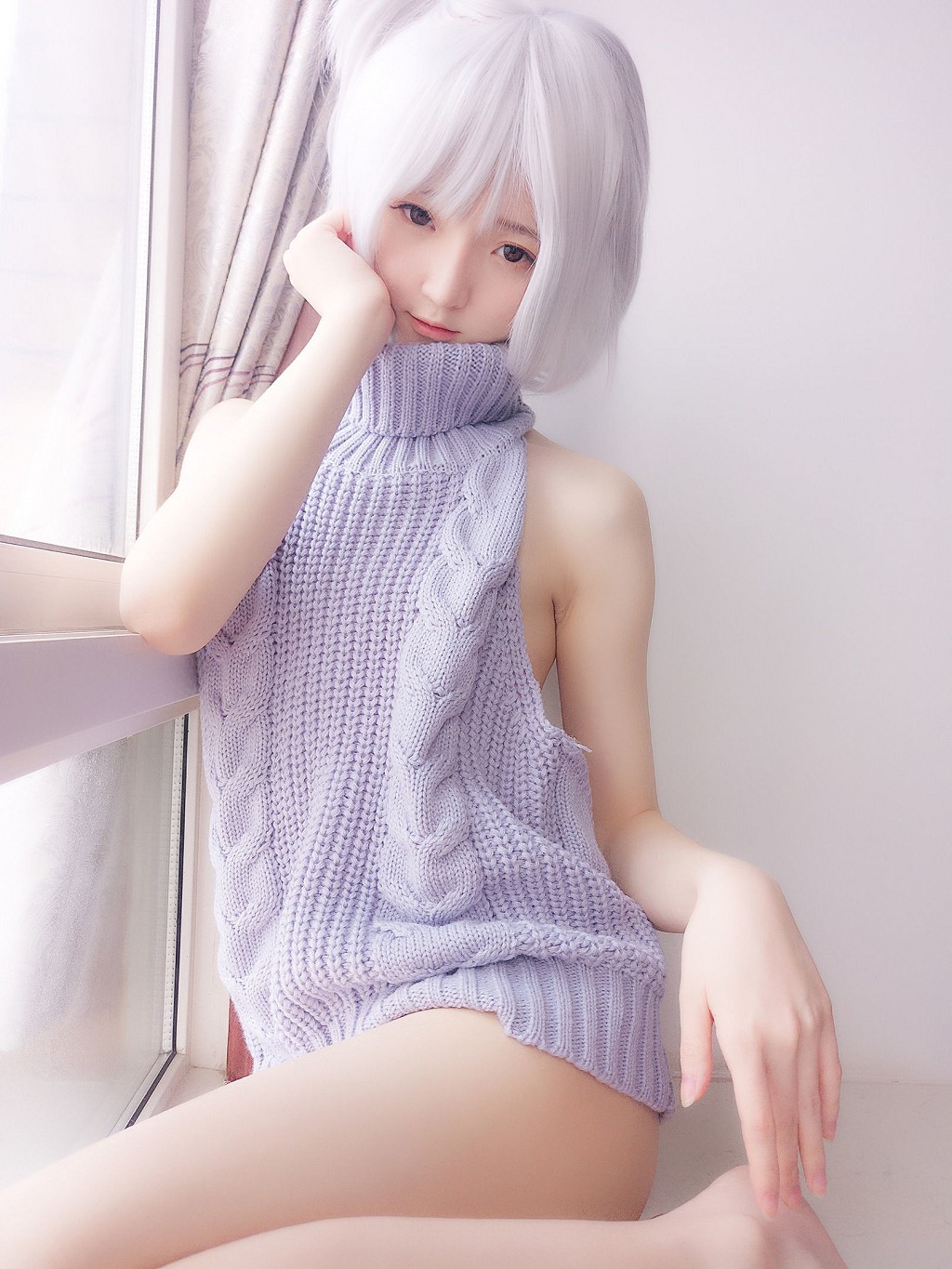 一小央泽 《恰雪糕吗 毛衣》 [Cosplay美女] 写真集[40P]