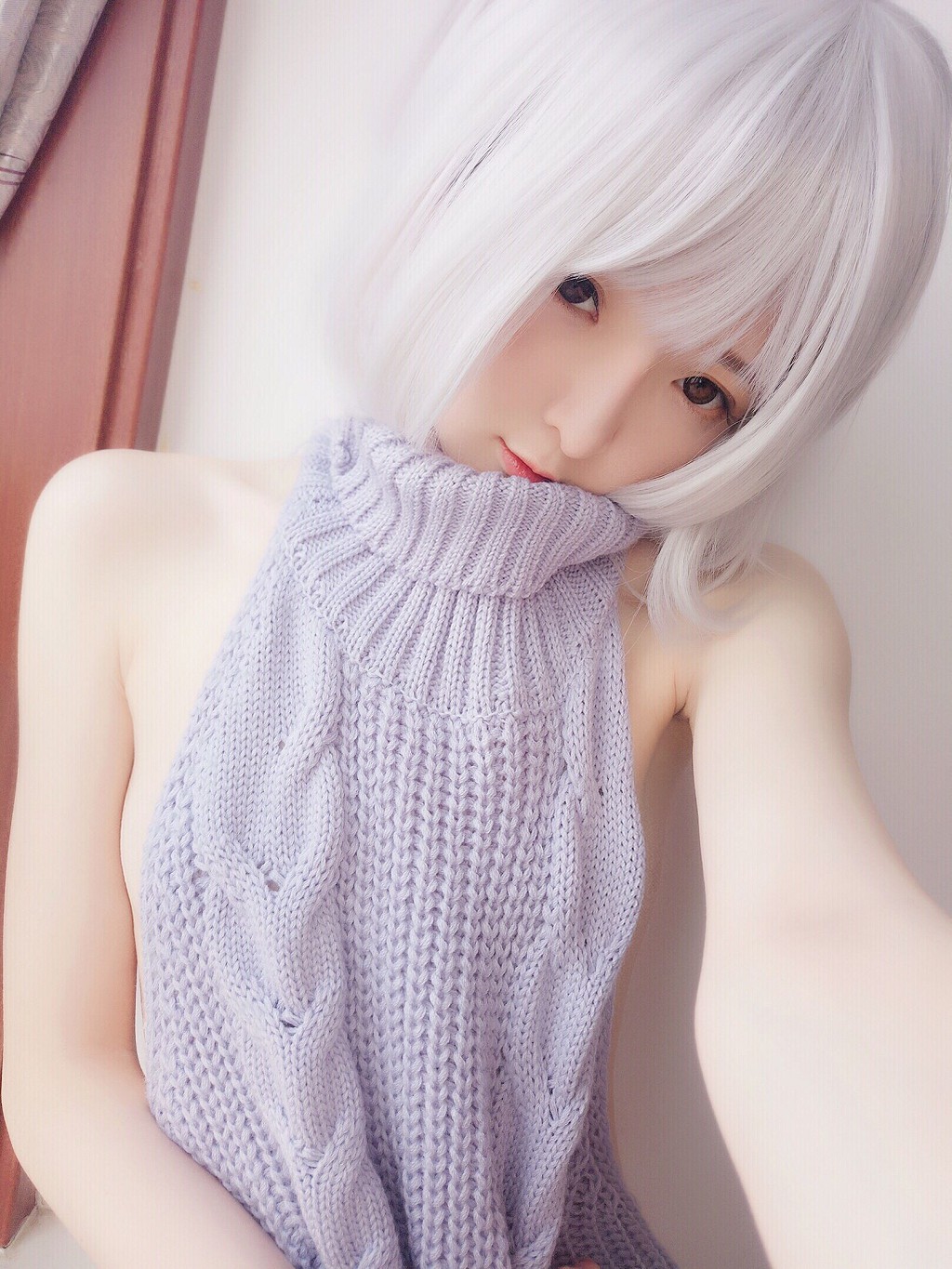 一小央泽 《恰雪糕吗 毛衣》 [Cosplay美女] 写真集[40P]