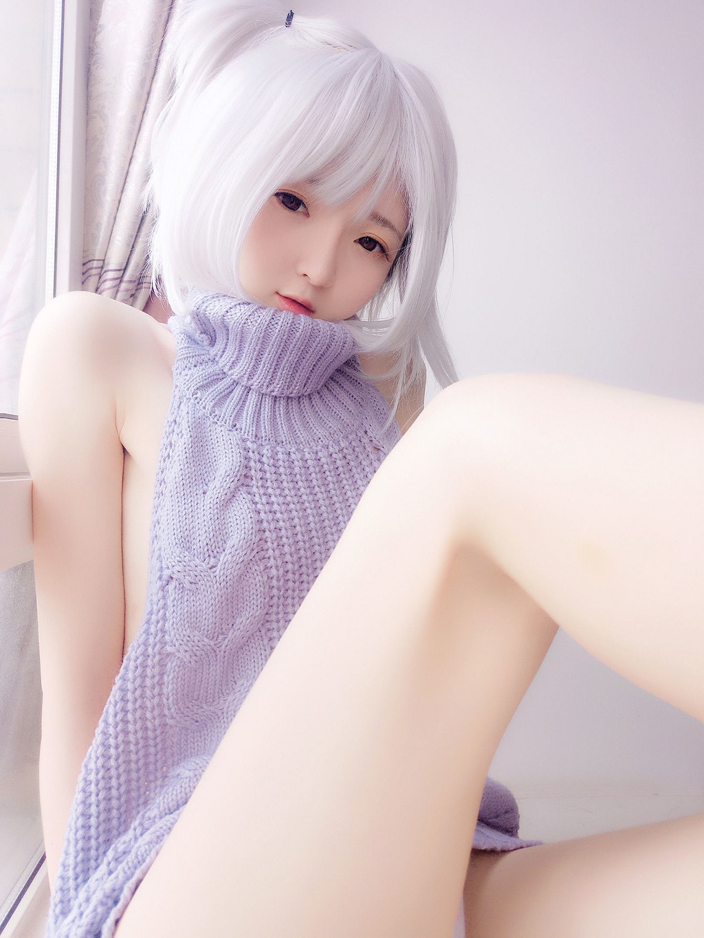 一小央泽 《恰雪糕吗 毛衣》 [Cosplay美女] 写真集[40P]
