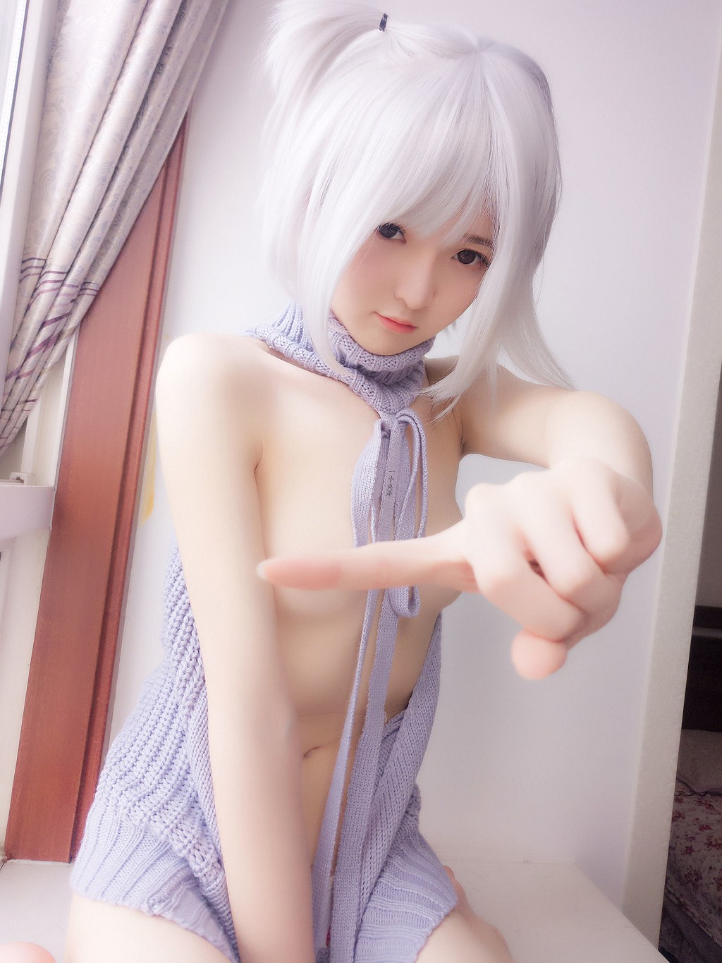 一小央泽 《恰雪糕吗 毛衣》 [Cosplay美女] 写真集[40P]