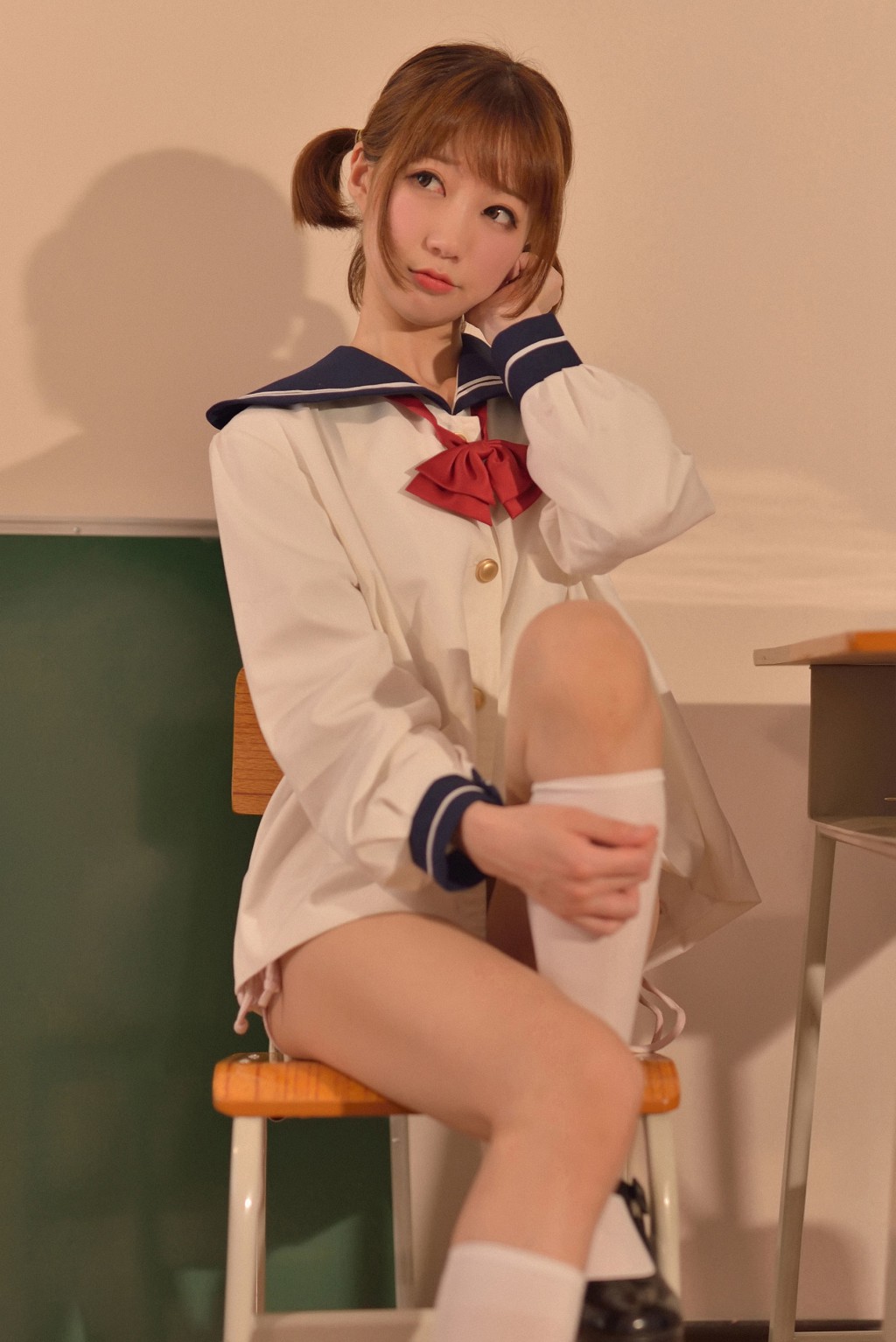 NAGISA魔物喵《生理课》  [Cosplay美女] 写真集[75P]