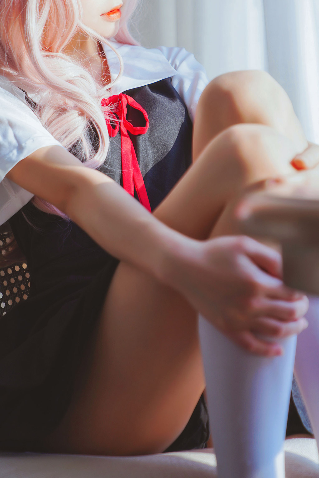 桜桃喵《藤原千花》 [萝莉COS] 写真集[48P]