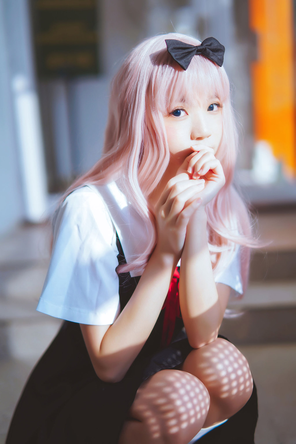 桜桃喵《藤原千花》 [萝莉COS] 写真集[48P]