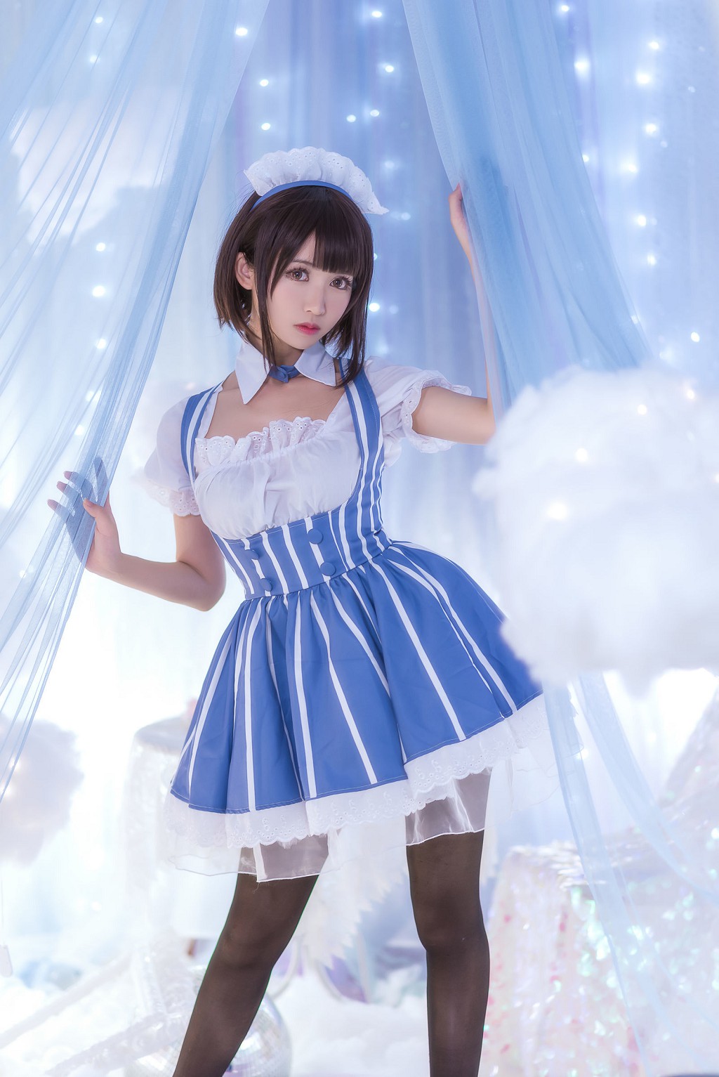 鳗鱼霏儿《加藤惠+女仆+兽耳+樱桃之恋》  [Cosplay美女] 写真集[36P]