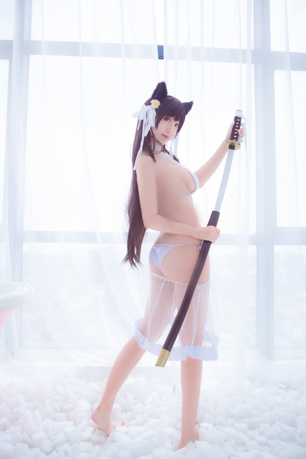 黑川《爱宕泳衣 JK百合》 [Cosplay美少女] 写真集[35P]