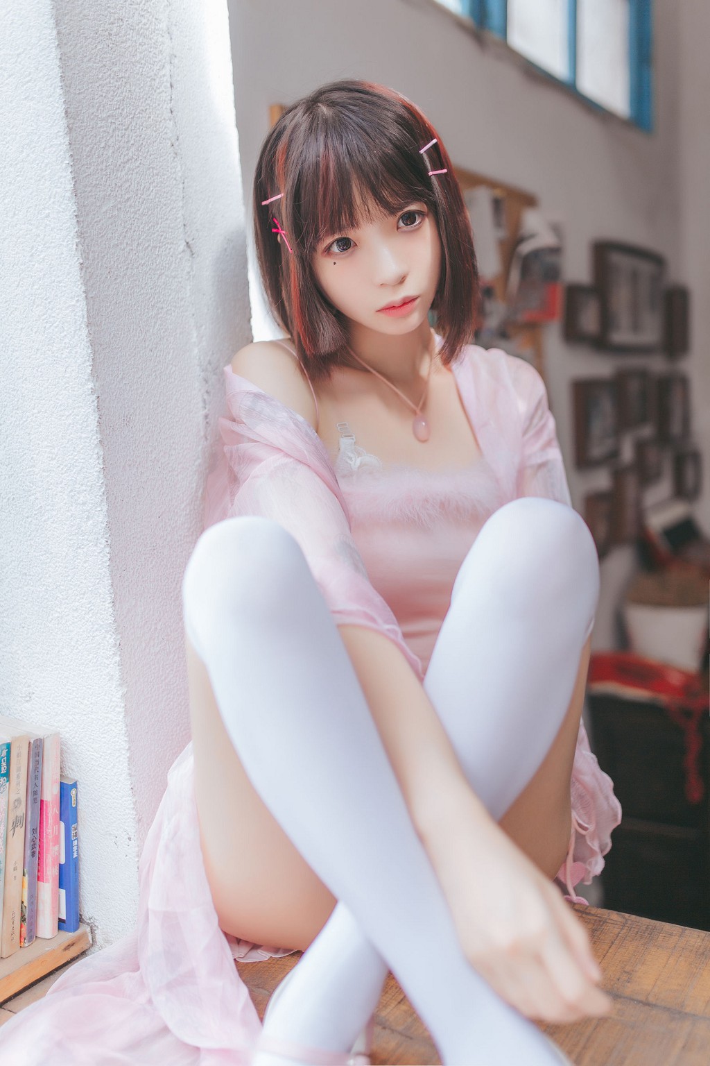 疯猫ss《水手服和睡衣》 [萝莉COS] 写真集[57P]