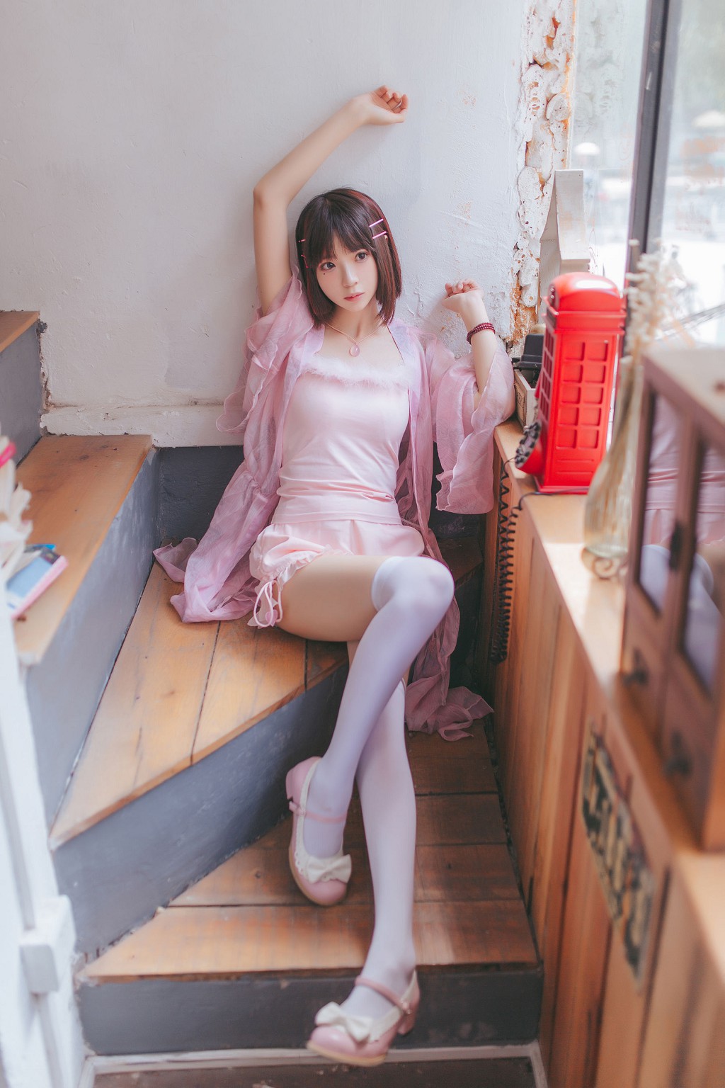 疯猫ss《水手服和睡衣》 [萝莉COS] 写真集[57P]