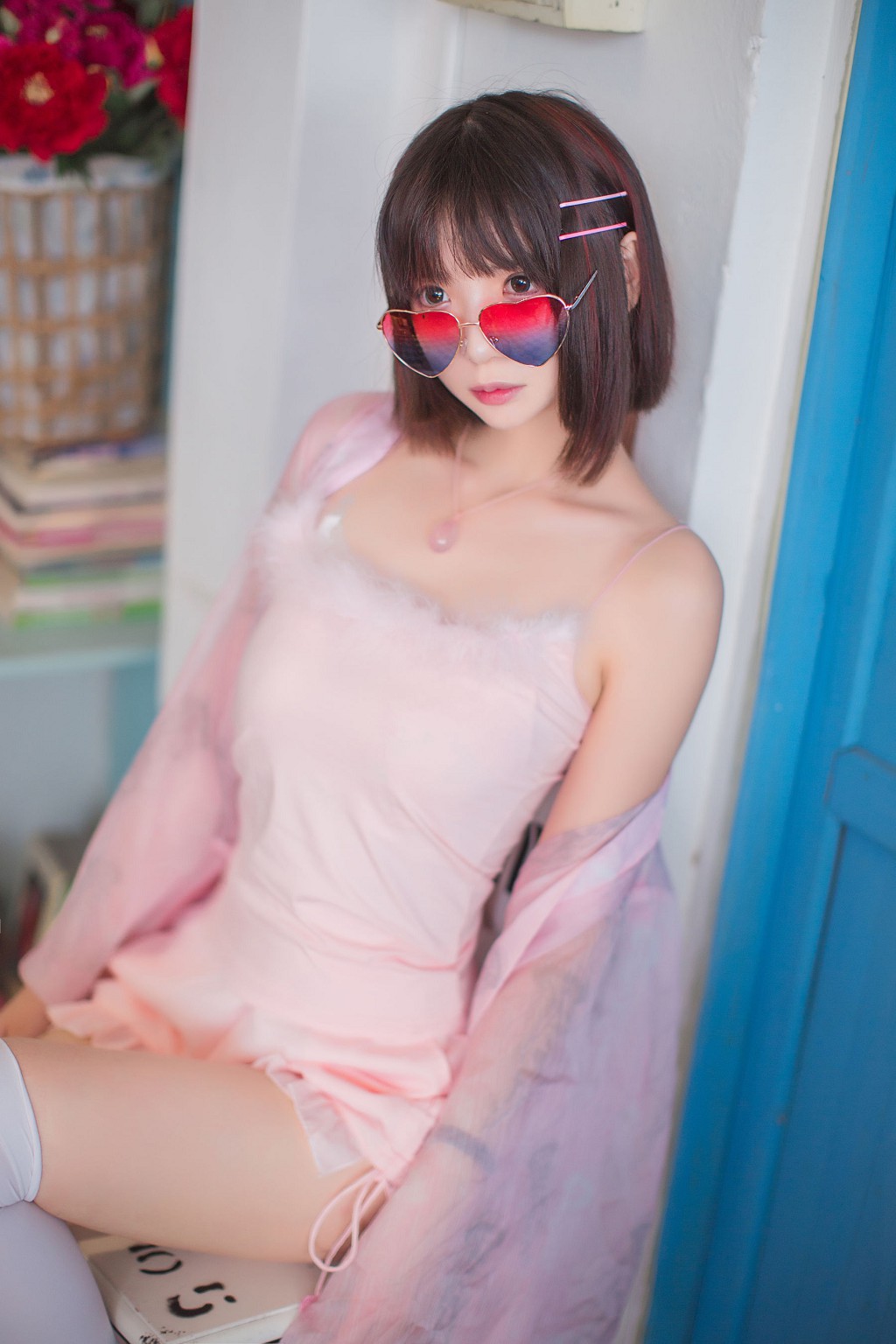 疯猫ss《水手服和睡衣》 [萝莉COS] 写真集[57P]