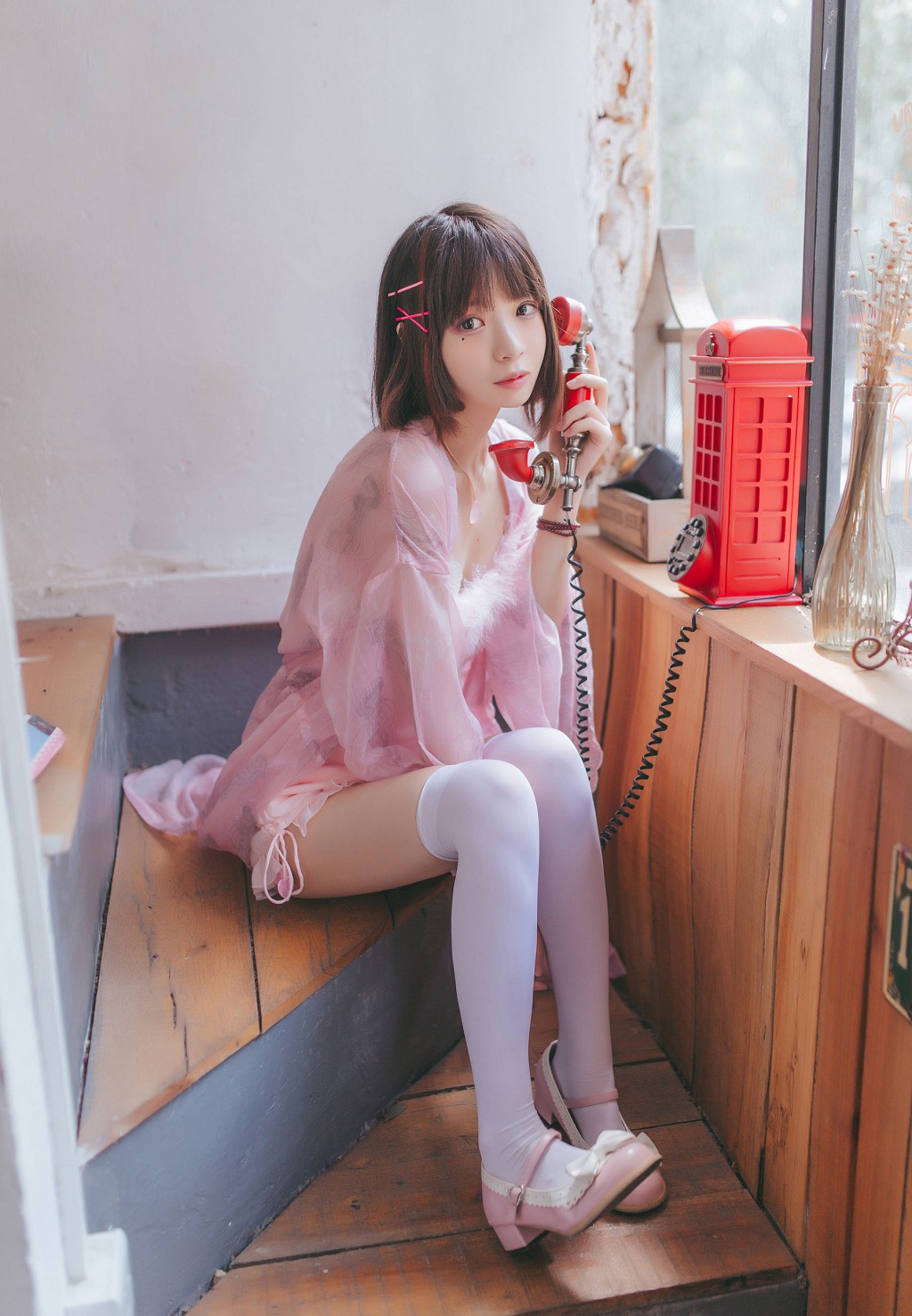 疯猫ss《水手服和睡衣》 [萝莉COS] 写真集[57P]