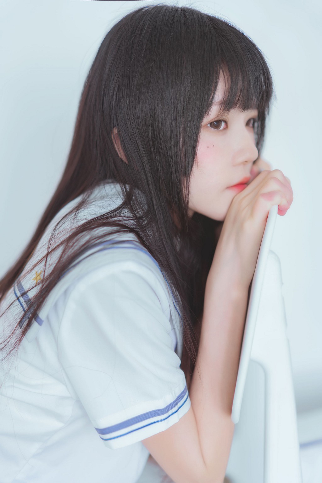 桜桃喵《校服黑丝》  [Cosplay美女] 写真集[49P]