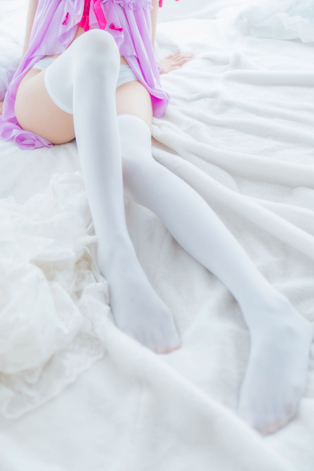 桜桃喵《(加藤惠)小睡裙》 [萝莉COS] 写真集[38P]