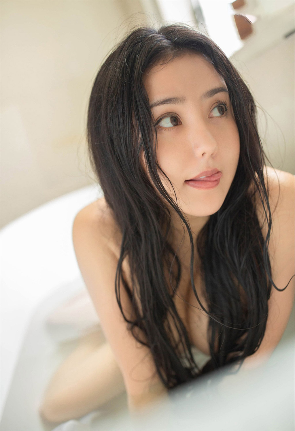 Manuela玛鲁娜性感蕾丝诱人浴室湿身系列