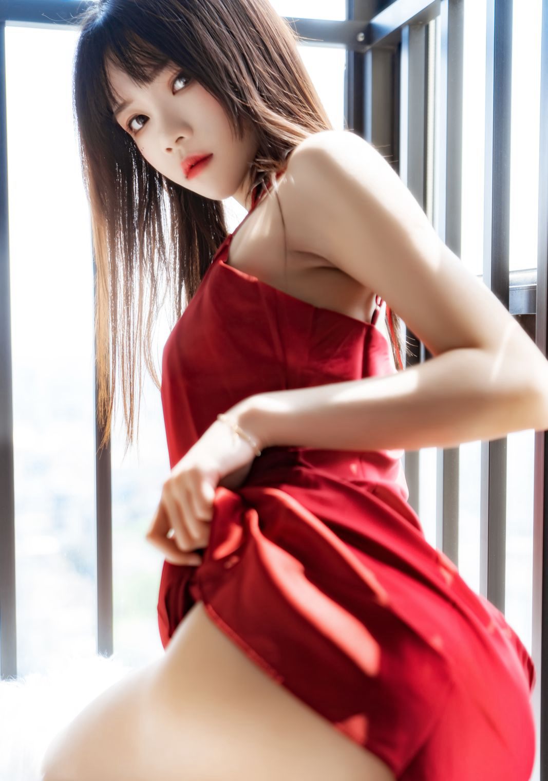 大尺度COS美女桜桃喵COSPLAY性感蕾丝内衣写真