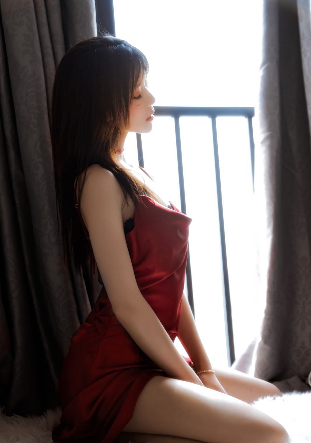 大尺度COS美女桜桃喵COSPLAY性感蕾丝内衣写真